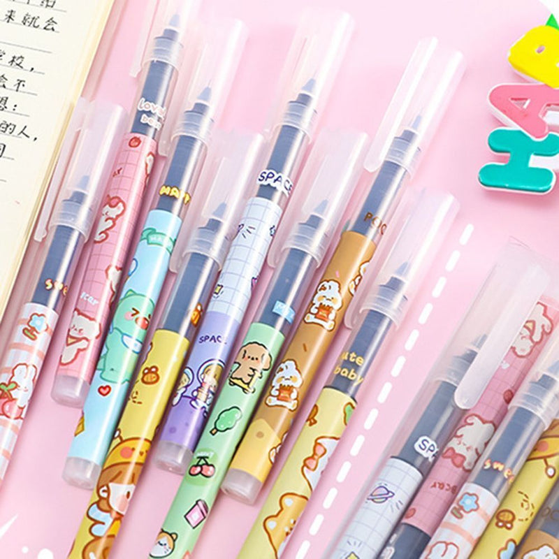 Stationery Straight Liquid Roller Ball Pen Ballpoint Pen Signing Pen Gel Pen