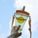 with Strap Popsicle Cups Water Bottle With Straw Juice Cup Drinking Cup
