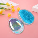 Detangling Soft Egg Round Comb Anti Static Straightening Hair Brush Salon Tool