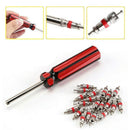 Valve Core Air Pump Accessory Tire Air Core Spanner Tyre Valve Core Repair Tool