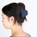 Size Headwear Hair Accessories Hairpin Plastic Hair Claw Hair Clamps Hollow Out
