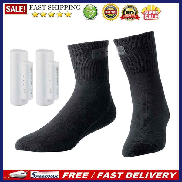 Winter Smart Electric Heating Socks Washable Foot Warmer Heated Thermal Stock