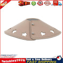 PU Leather Star Table Lamp Shade Covers Dustproof Spotlight Case (Apricot) Newly