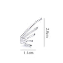 Zircon Sparkling Wedding Angel Wings Without Piercing Ear Cuff Ear Clip