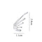 Zircon Sparkling Wedding Angel Wings Without Piercing Ear Cuff Ear Clip