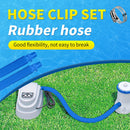 #A Swimming Pool Replacement Hose Clamps Kit Telescopic Leak-Proof Hoses Filter