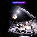 COB LED Magnet Flashlight USB Charging 1200 Lumens T6 Outdoor Working Lamp