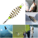 10pcs/Set Fishing Bait Spring Hanging Tackle Steel Feeder Fishing Tools Newly