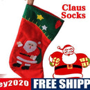 Christmas Tree Santa Claus Snowman Sock Kids Gift Bag Decoration Ornaments