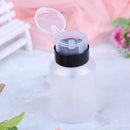 220ml High-Capacity Empty Pump Refillable Nail Polish Remover Bottles Tools