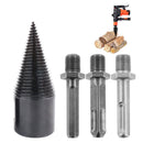 Speed Twist Drill Bit Wood Firewood Log Splitter Screw Splitting Cones Drivers