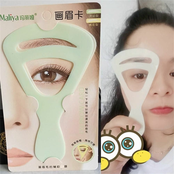 Eyebrow Shaping Template Eyebrow Stencil Drawing Card Grooming Shaping Mold