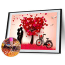 aediea 5D DIY Full Drill Diamond Painting - Romantic Love Cross Stitching - Embroidery