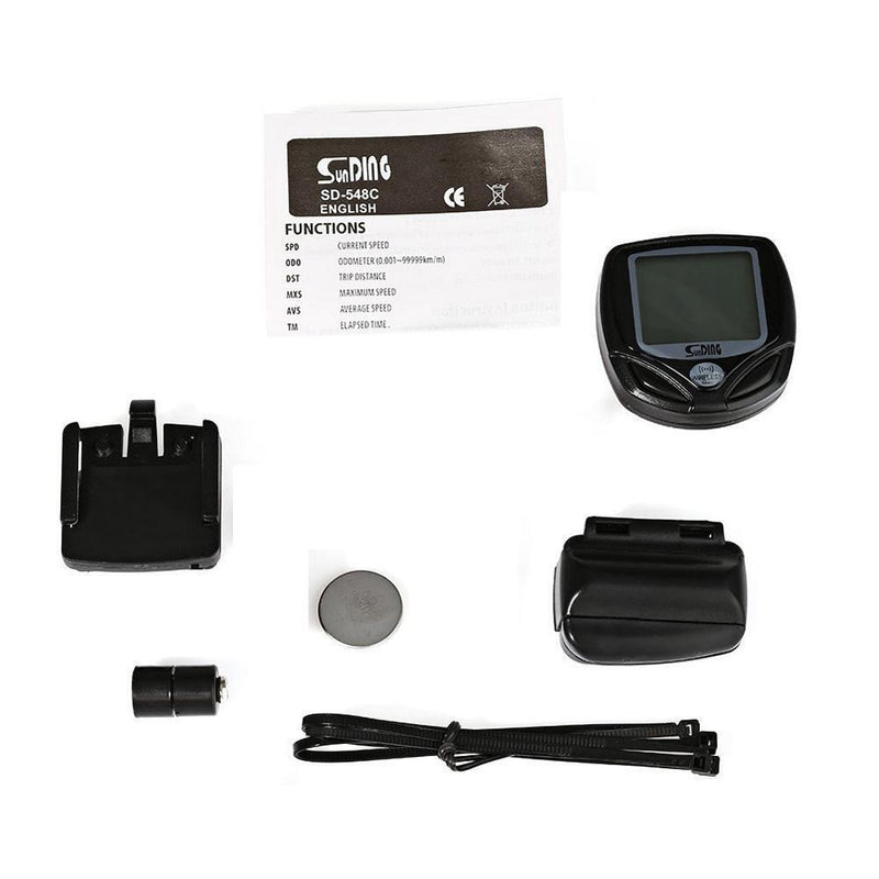 AutoStart Wireless Bicycle Cycling Bike Computer Speedometer Odometer Meter