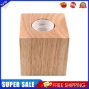 Solid Wood Table Lamp Base E27 220V Wooden Light Holder w/Switch Line (G)