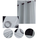 Color Thermal Insulated Blackout Curtains Window Decor Drapes Home Textile