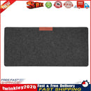 Office Computer Desk Table Keyboard Mouse Pad Felt Laptop Mat (Grey) Newly