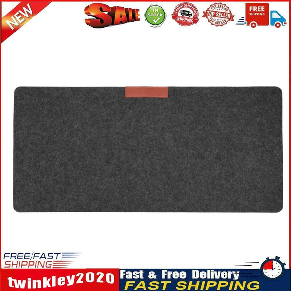 Office Computer Desk Table Keyboard Mouse Pad Felt Laptop Mat (Grey) Newly
