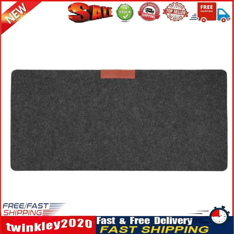 Office Computer Desk Table Keyboard Mouse Pad Felt Laptop Mat (Grey) Newly