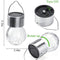 5pcs LED Solar Lamp Cracked Glass Ball Hanging Light Waterproof Decor(F)