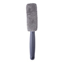 Microfiber Car Wheel Rim Brush Plastic Handle Cleaning Brush Washing Tool