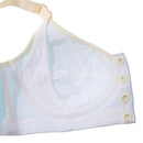 Maternity Cotton Nursing Bra Women Front Hasp Wireless Feeding Bra(80C)