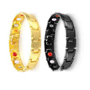 Treatment Detachable Bangle Magnetic Therapy Bracelet Hematite Energy Healing