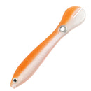 5pcs 10cm 6g Bionic Loach Fishing Artificial Crankbait Soft Baits (Orange) Newly