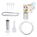 8pcs Refrigerator Dredge Pipe Cleaner Household Suction Flexible Pants Wash Set