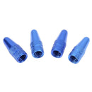 5pcs Bicycle Presta High Aluminium Pressure Valve Caps Dust Covers (Blue) Newly