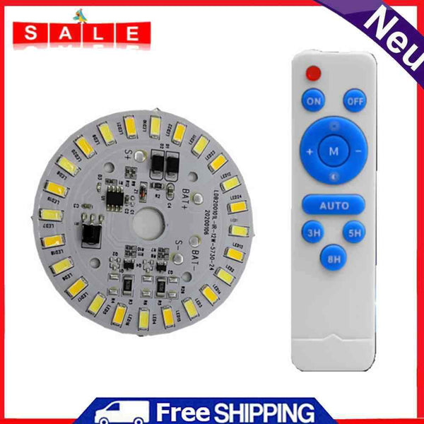 Circular Solar Lamp Board 12W Remote Control LED Round Panel for Ceiling Lights