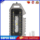 Pocket Clip Flashlight Keychains Outdoor Camping Cycling LED Work Light (A)