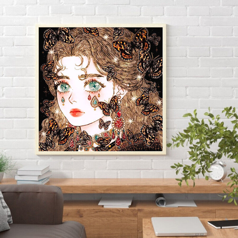 5D Diamond Painting DIY Butterfly Beauty Full Round Drill Picture (NY142)