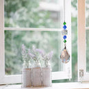 Crystal Glass Clear Chandelier Pendant Faceted Prism Part Hanging Decor G) Newly