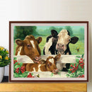 Farm Cow DIY Diamond Painting Kits Full Square Drill Home Wall Decor Art Craft