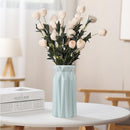 3 pcNordic Style Plastic Vase Desktop Ornaments for Dry Flower Holder (Pink)