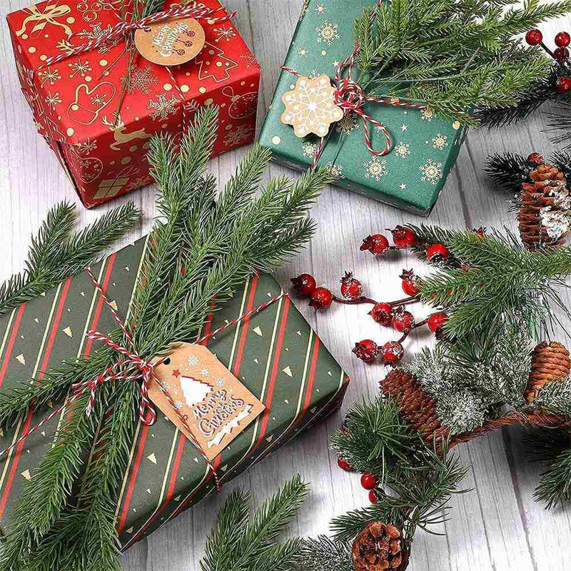 Artificial Flower Green Pine Needle For Household Christmas Decor HOT K7L0