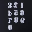 10Pcs Numbers Machining Dies Stencils for DIY Scrapbooking Cutting Dies