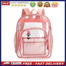 Casual Large Capacity Clear Shoulder Backpack PVC Waterproof Portable Schoolbag