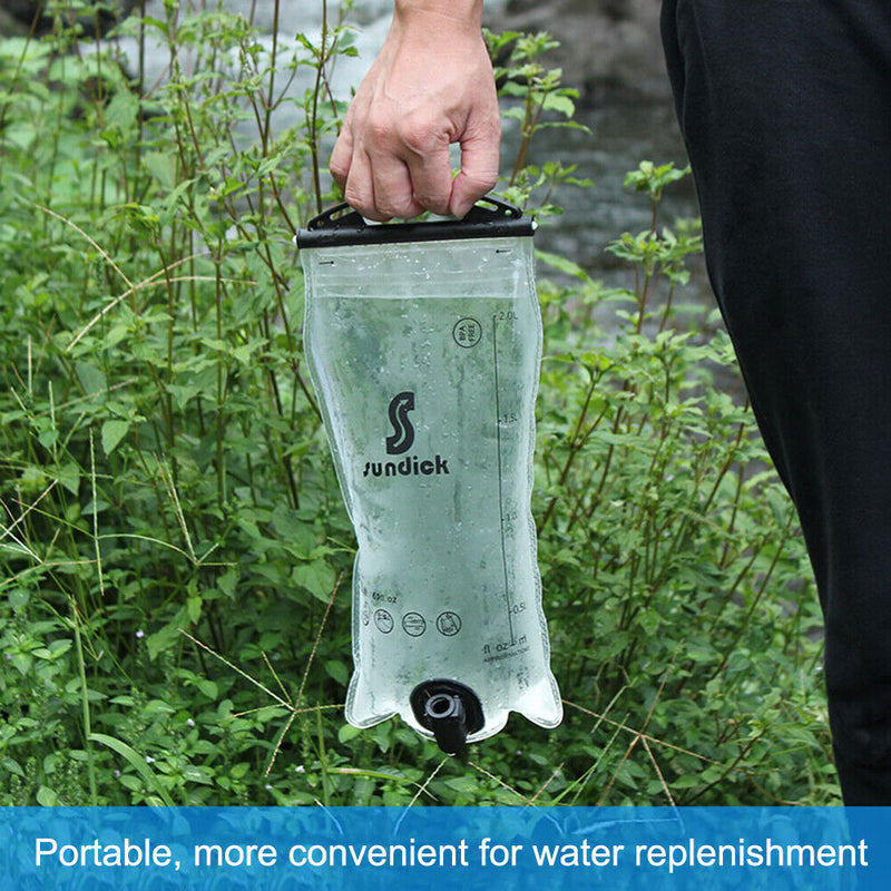 Outdoor Portable Water Bags TPU Thickened Riding Folding Water Drinking Pouch