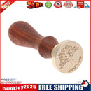 Copper Head Wax Sealing Stamp DIY Envelope Card Decor Seal with Handle(F002