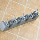 Wall Mounted Mop Brush Broom Hanger Storage Rack Kitchen Organizer(4 Racks)