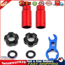 Road Bike Valve Nut Aluminum Alloy Cycling Protection Accessories (Red) Newly
