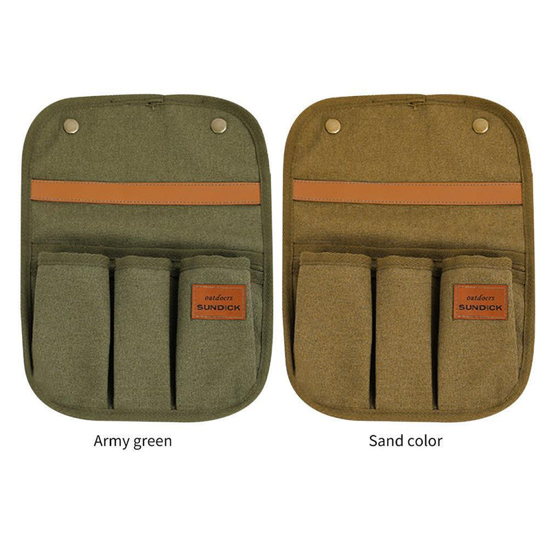 Wheelchair Armrest Accessories Side Bags & Portable Pouches (Army Green)