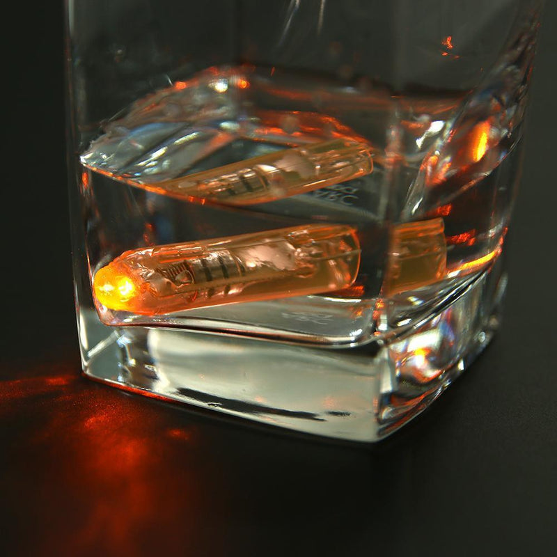 Underwater Mini Fish Attraction Indicator Lure LED Flashing Light(Orange)