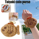Bag Coin Wallet Snapper Charm Purse Wrist Bag Fish Keychains Key Ring Plush`