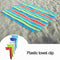 Beach Carpet Fixed Plastic Clip In-ground Outdoor Camping Clip Tent W0M4 X1O3