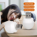 USB Plug Lamp Computer Mobile Power Charging USB Night Light (2pcs-Warm) Newly