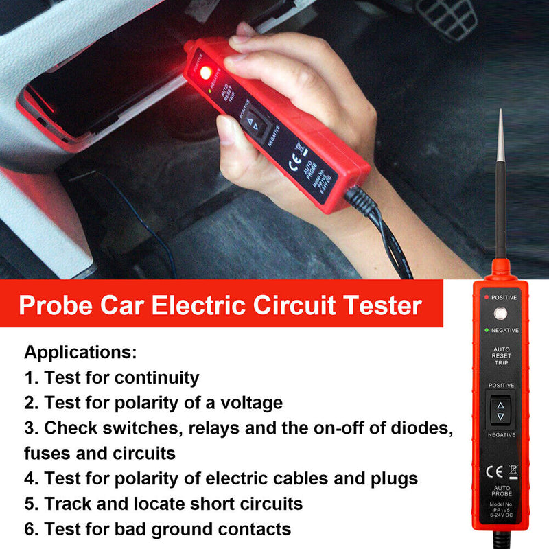 Car Vehicle Circuit Tester Power Probe Automotive Diagnostic Power Scanner Newly