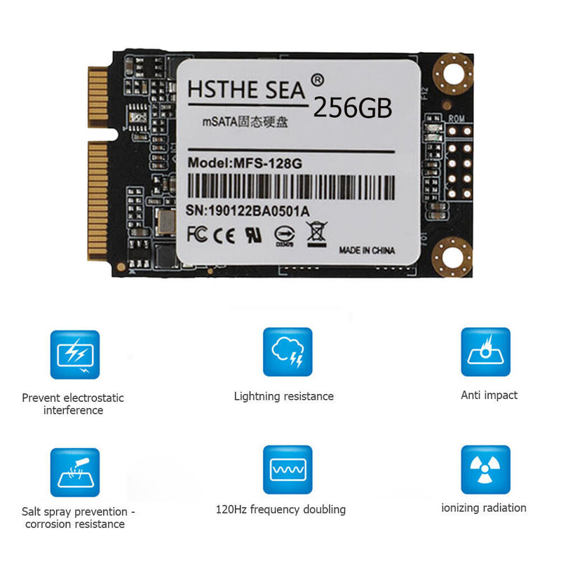 Mini mSATA SSD 120G/128G/240G/256G Internal Solid State Hard Drive (256G)